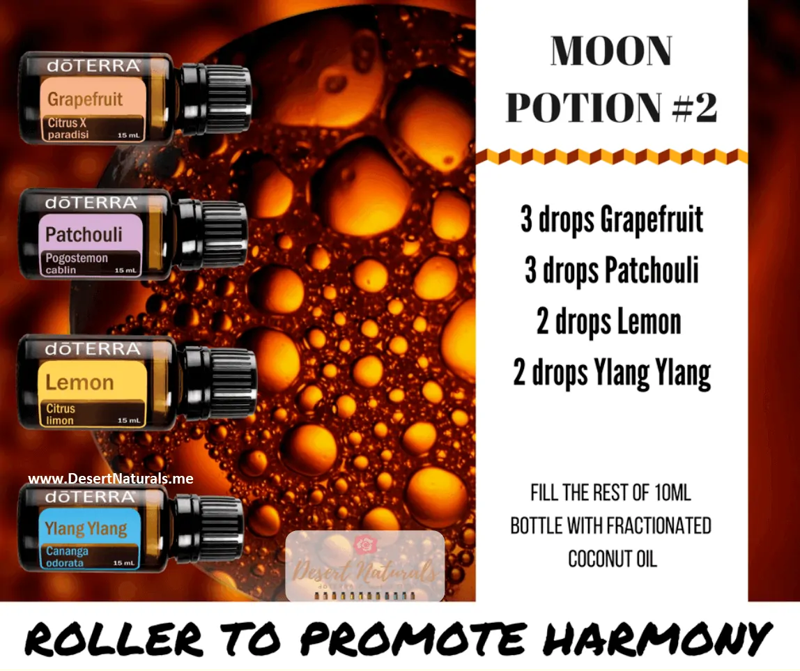 Moon Potion PROMOTE HARMONY Moon Potion to Promote Harmony - essential oil blend from Dawn Goehring Desert Naturals