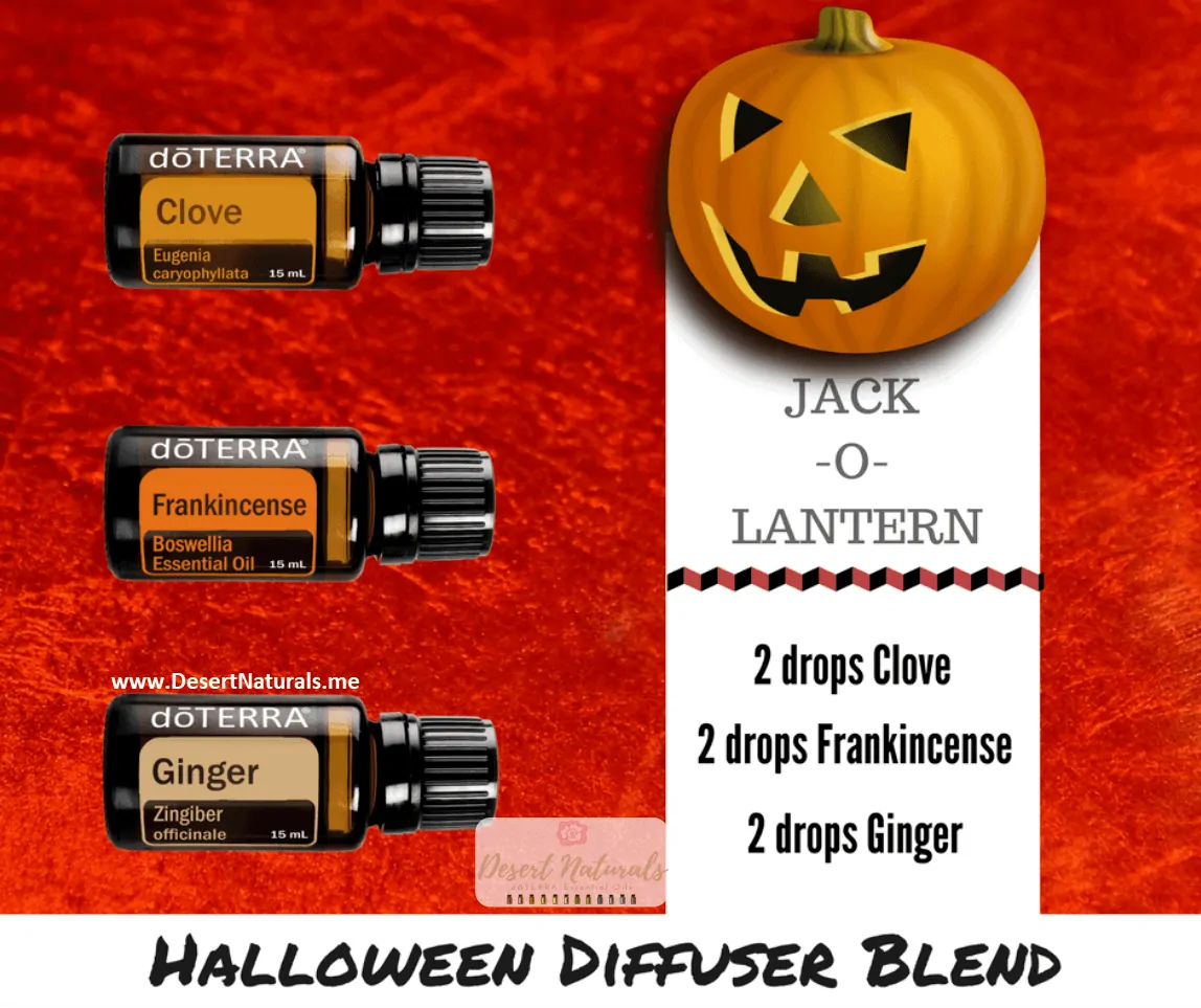 Halloween JackOlantern diffuser blend JackOLantern Halloween Essential Oil Diffuser Blend by Dawn Goehring