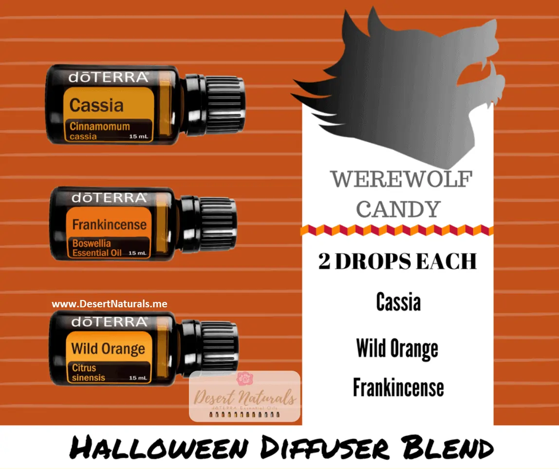 Halloween werewolf candy diffuser blend Werewolf Candy Halloween Essential Oil Diffuser Blend by Dawn Goehring