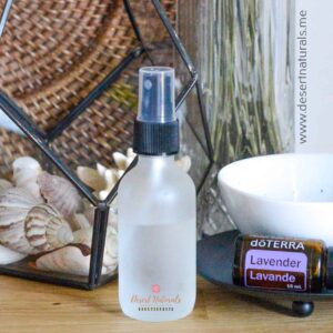 make your own linen pillow sleep spray with doterra lavender essential oil and spray bottle