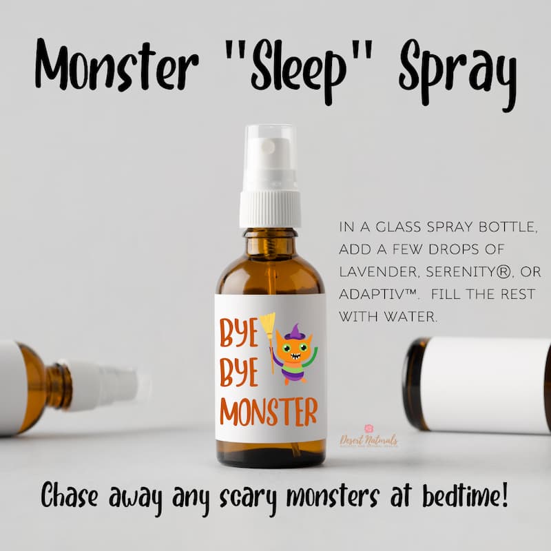 image of monster sleep spray for kids