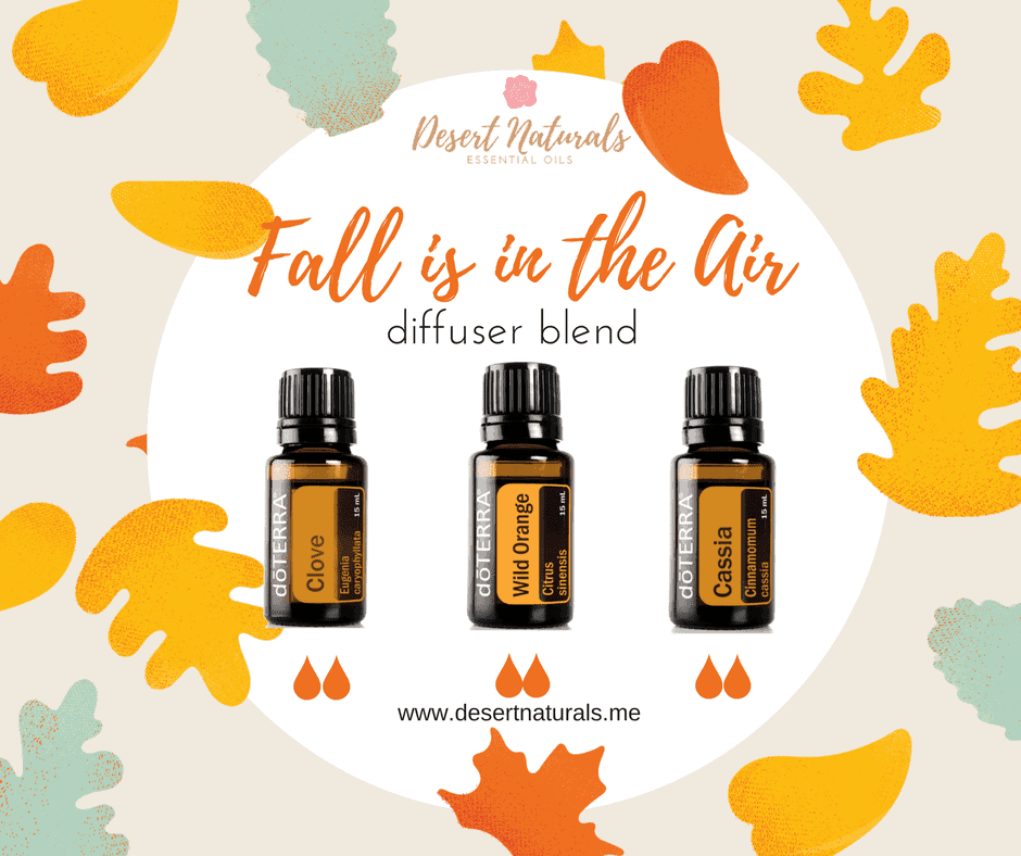 All Natural Fall Essential Oil Diffuser Blend with Wild Orang, Clove, and Cinnamon from doTERRA
