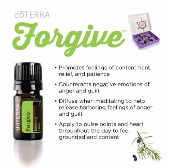 doTERRA Forgive Renewing essential oil blend uses