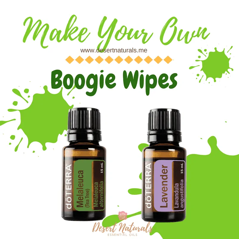 DIY Make Your Own Boogie Wipes with doTERRA Melalueca and Lavender Essential Oils