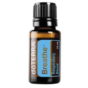 Use doTERRA Breathe essential oil respiratory blend for open airways. Helpful when sick and congested, for asthma, and add a drop to your mask