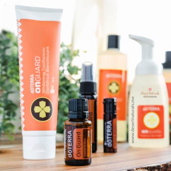 images of all of the doTERRA On Guard products