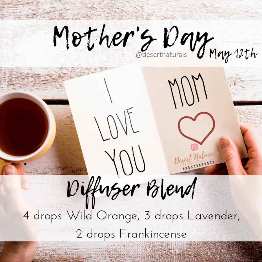 Show Mom you love her with this Essential Oil diffuser blend