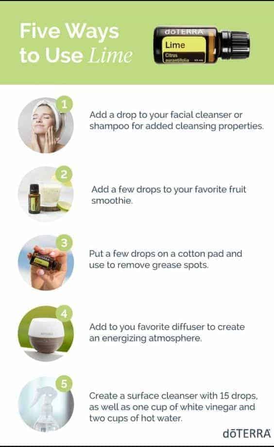 Learn 5 Ways you can use doTERRA Lime Essential Oil