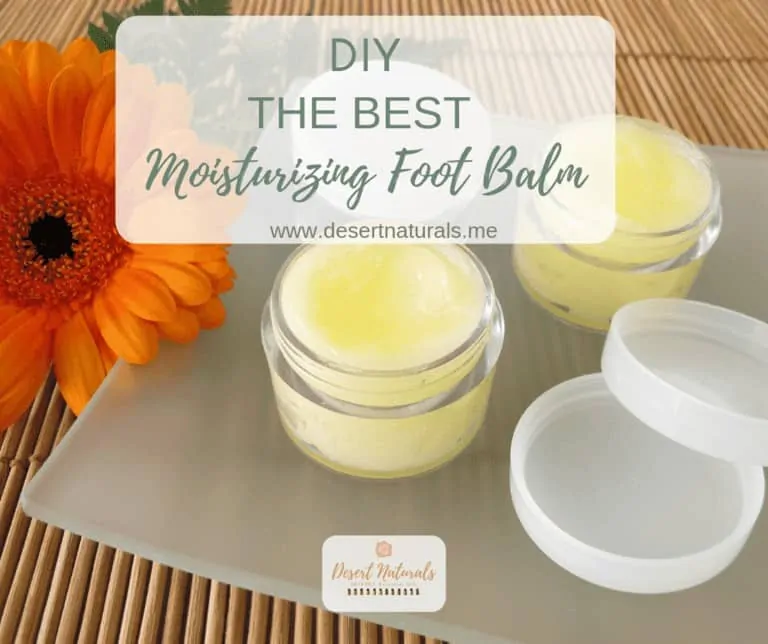 The best foot balm for dry cracked heals and daily moisturizing treatment. Add your favorite essential oil such as tea tree, peppermint, or frankincense