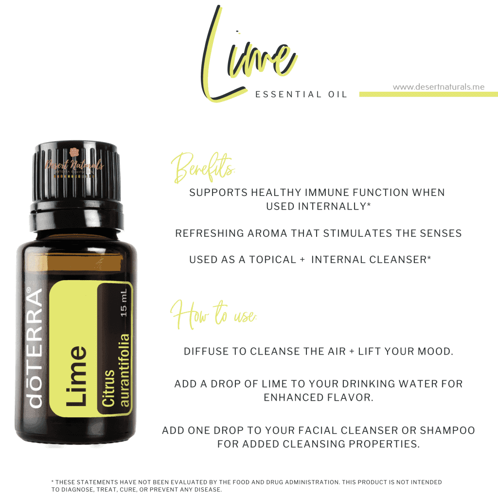 How to use doTERRA Lime Essential Oil