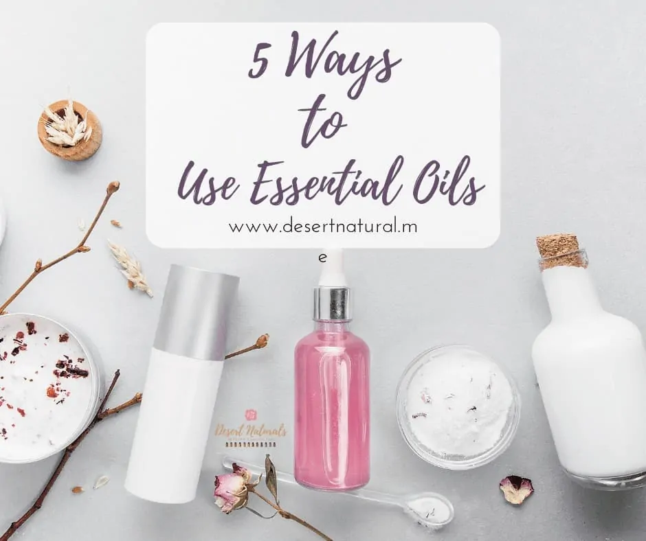 Having your essential oils in an an easy to use form will make you more likely to use them. Here are 5 easy, popular ways to use your essential oils.