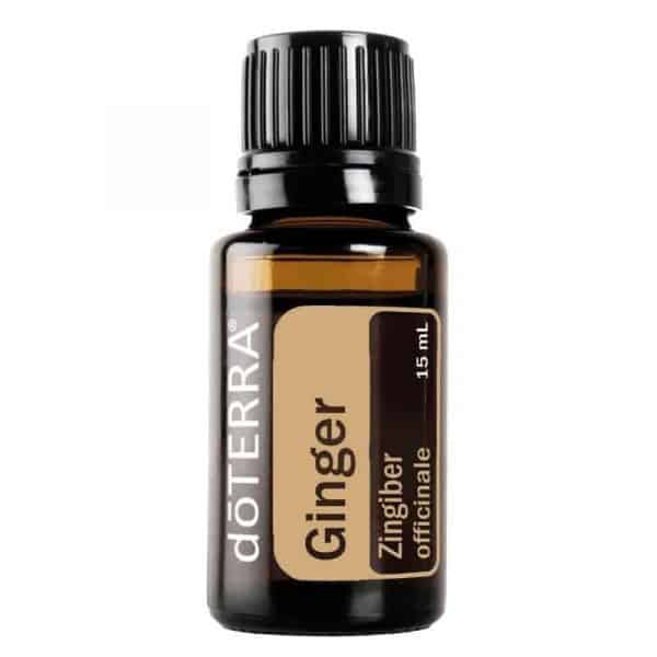 Ginger essential oil from doTERRA can help with healthy digestion