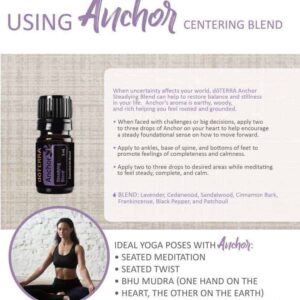 How to use doTERRA Anchor Steadying essential oil Yoga blend