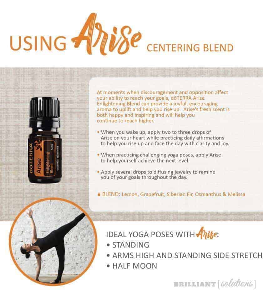 How to use doTERRA Arise Enlightening Essential Oil Yoga blend