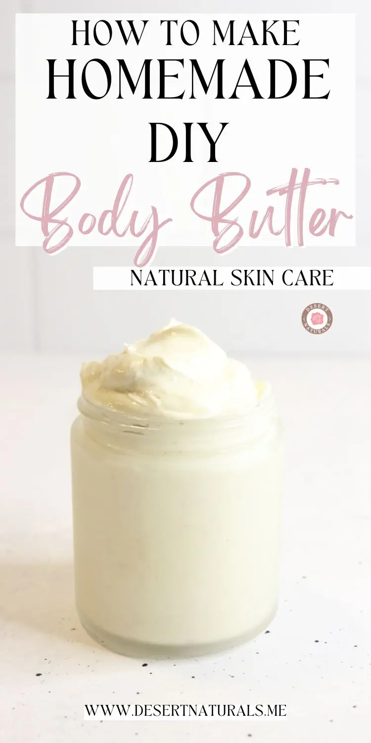 DIY: How to Make Homemade Whipped Body Butter Recipe 14 jar of homemade diy body butter