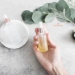 diy face serum droppers with eucalyptus
