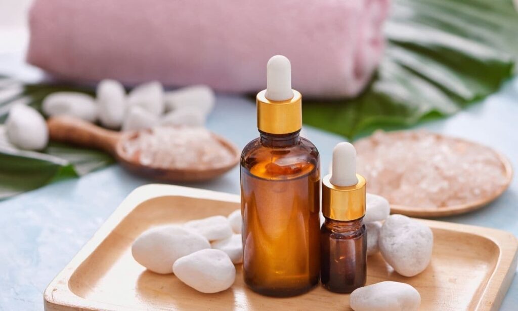pretty essential oil droppers with diy essential oil facial serum