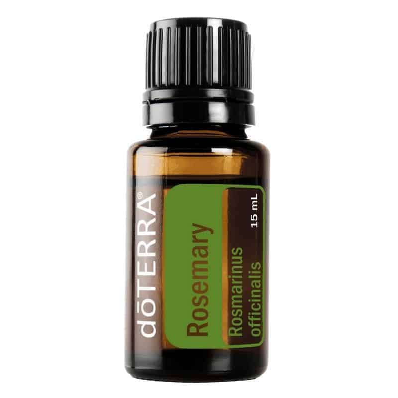 Rosemary essential oil from doTERRA can benefit hair, respiratory system, and digestive system