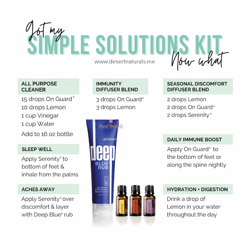 doterra Simple Solutions Now What
