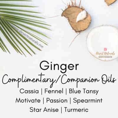 Essential Oils that blend well with Ginger essential oil