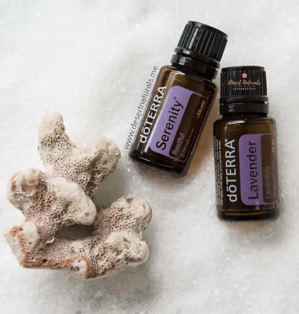 doTERRA Lavender and Serenity essential oil can help you sleep better and de stress
