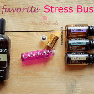 Calming roller with doterra serenity, balance grounding blend, and vetiver essential oils