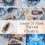 images of essential oil blends for the throat chakra