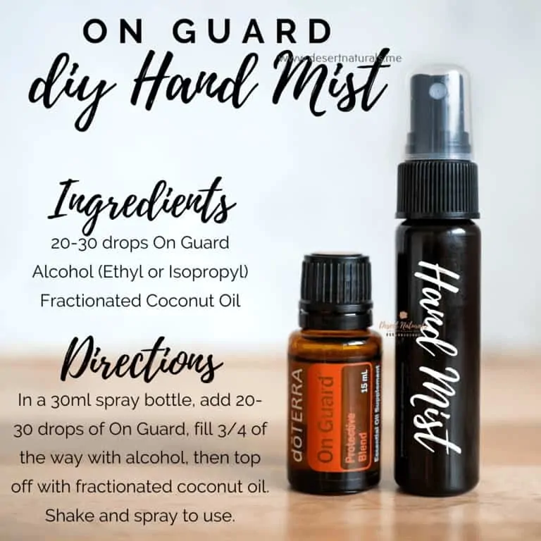 DIY On Guard Hand Sanitizer Spray Recipe