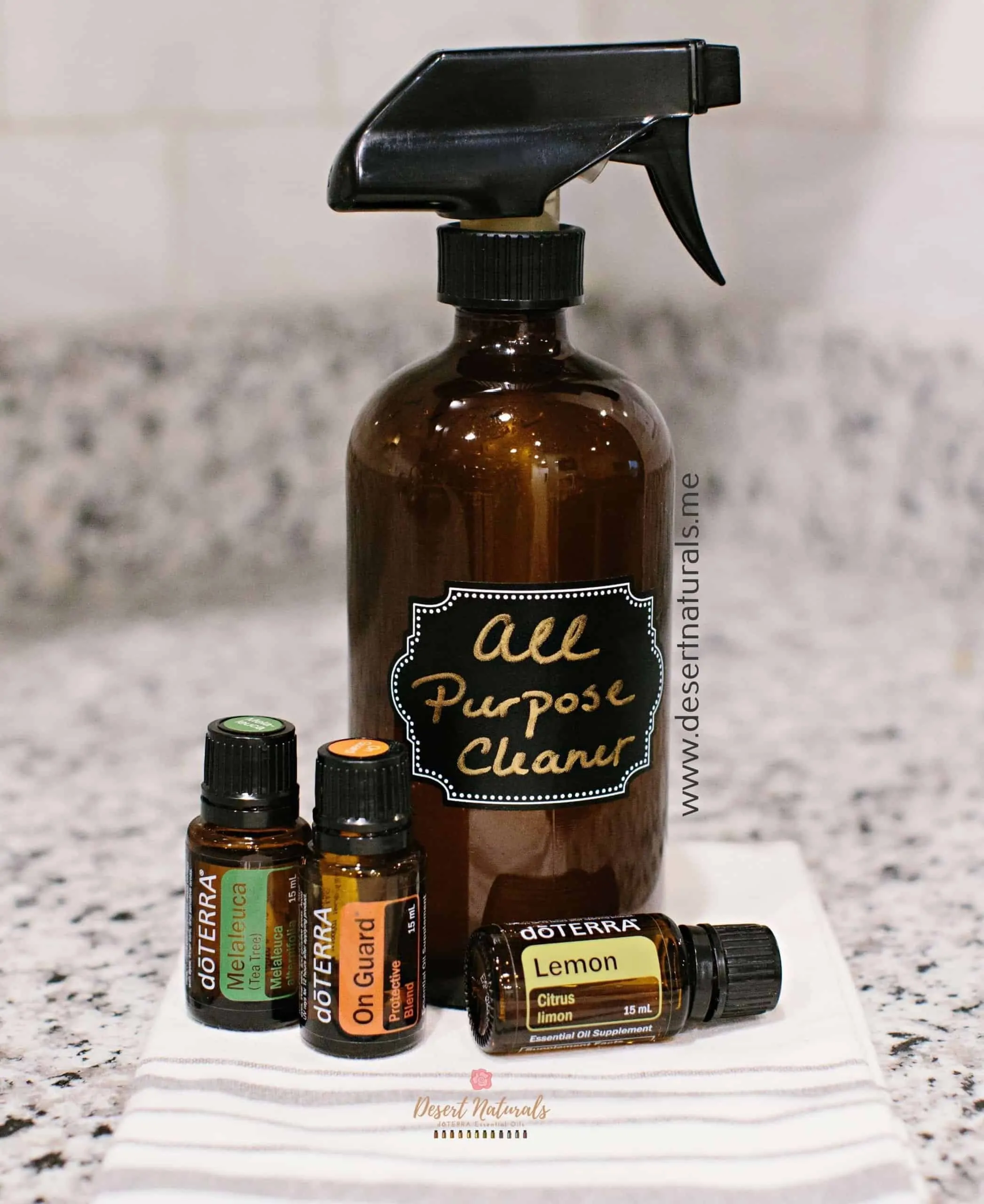 make your own natural eco friendly all purpose cleaning spray with doterr essential oils