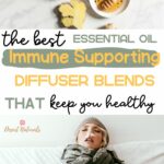 doterra essential oils for immune system with a sick woman