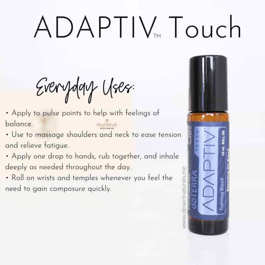 How to use doTERRA adaptiv touch roller 
