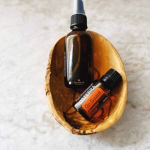 Make your own hand sanitizer spray with OnGuard essential oil from doTERRA