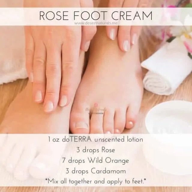 rose foot cream