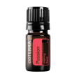 white background with bottle of doTERRA Passion essential oil blend