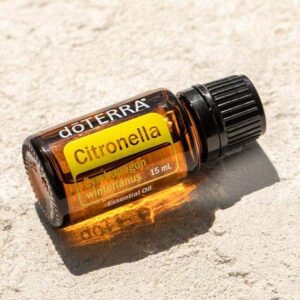 doTERRA Citronella essential oil in the sun