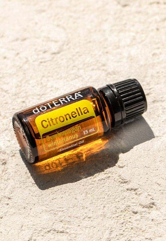 doTERRA Citronella essential oil in the sun