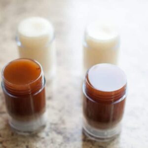 your diy bronizng lotion sticks when they are completed