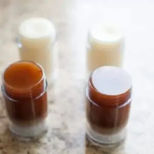 your diy bronizng lotion sticks when they are completed