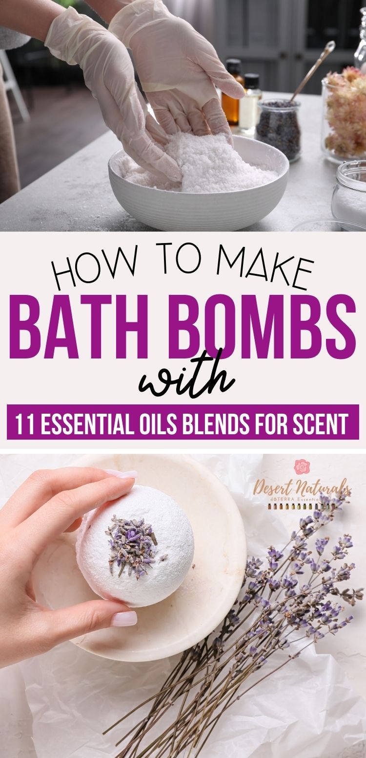 diy homemade bath bombs with essential oil