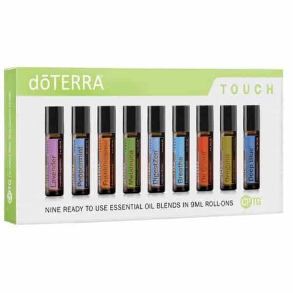 doTERRA essential oil touch roller kit comes with 9 of the top essential oils in a pre diluted roll on