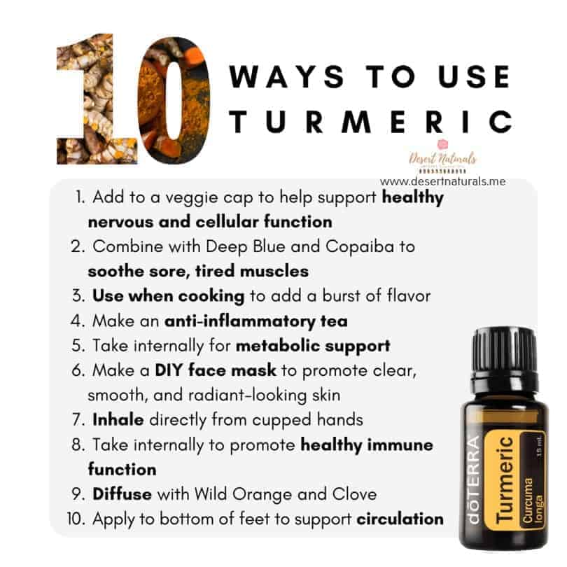 Benefits and how to use doTERRA Turmeric essential oil