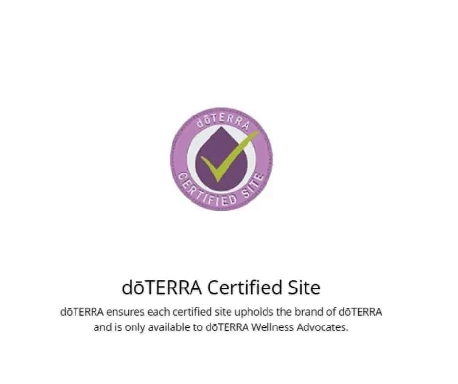 doterra certified site seal