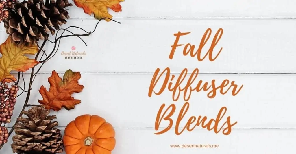 fall themed essential oil diffuser blend for autumn
