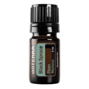 Black Spruce essential oil from doTERRA is calming and can help clear breathing