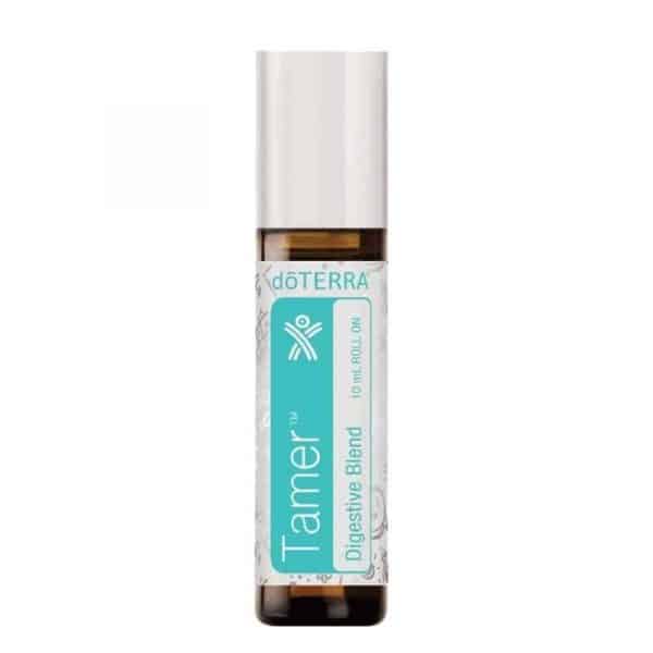 doTERRA Tamer contains spearmint essential oil which is gentle and safe for kids upset tummy