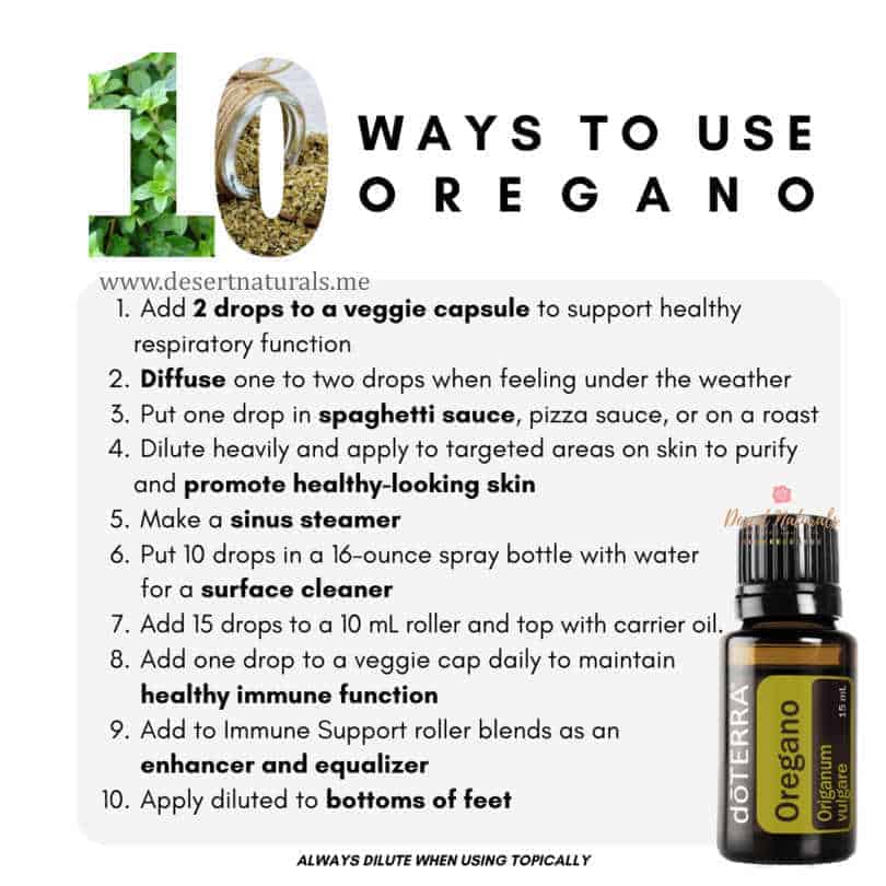 how to use and benefit from doTERRA Oregano Essential Oil