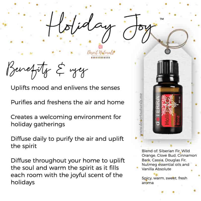 How to use doTERRA Holiday Joy and get the benefits of this Christmas blend