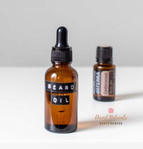 DIY Beard Oil Recipe with doTERRA essential oils like Cedarwood and Sandalwood