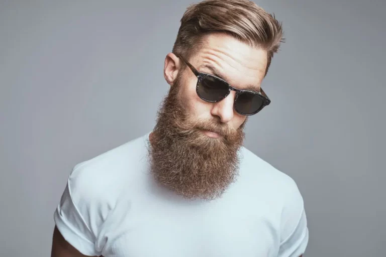 man with beard and sunglasses for diy beard oil recipe