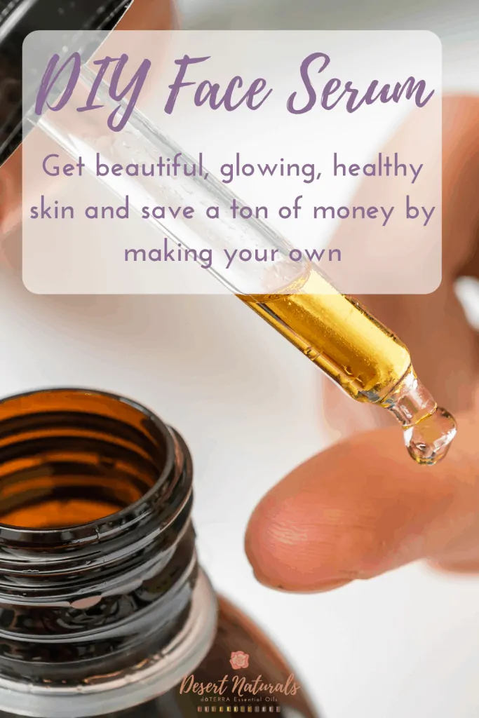 How to make homemade face serum using essential oils for healthy glowing skin